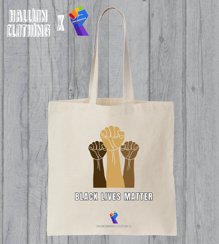 Black Lives Matter BLM PPNI Cotton Tote Bag