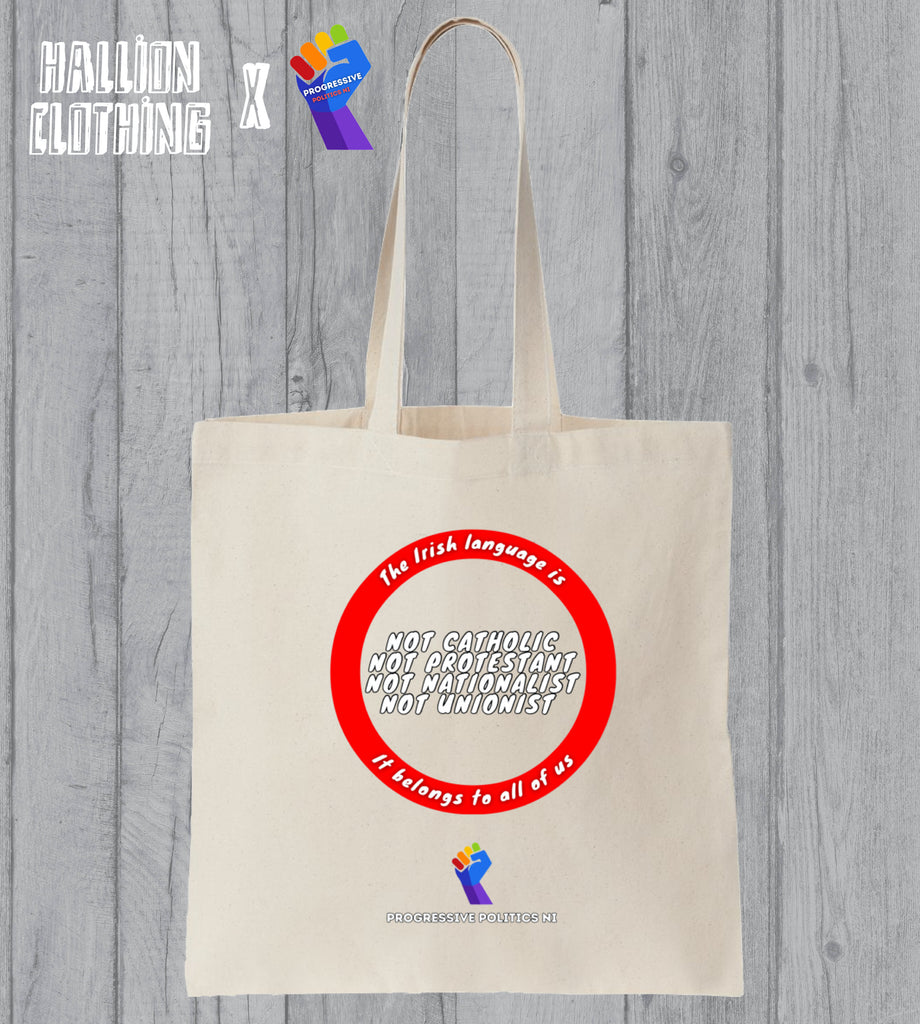 Irish Language Equality PPNI Cotton Tote Bag