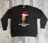 Keanu Reeves Christmas Sweater | 'All I Want for Christmas is Keanu' Funny Xmas Jumper!