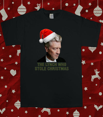 The David Lynch Who Stole Christmas Peaks Funny Unisex Christmas T-Shirt