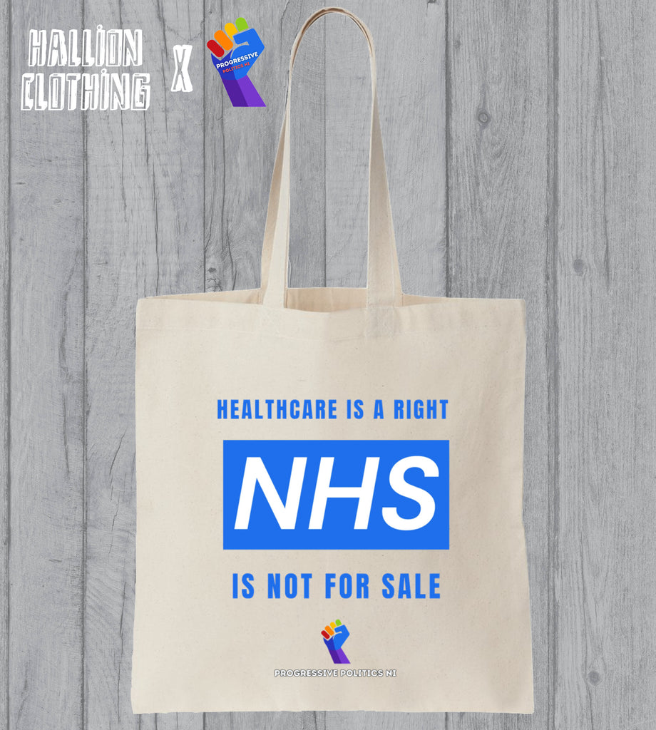 NHS is Not For Sale PPNI Cotton Tote Bag