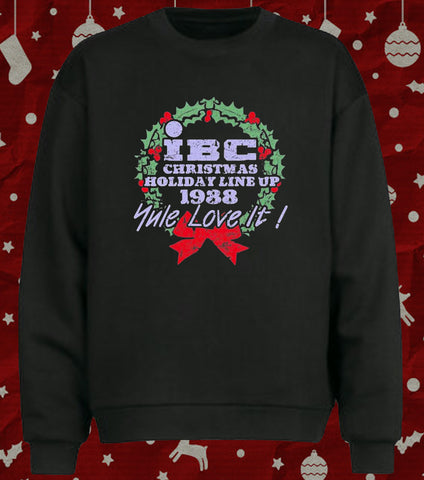 Scrooged ibc Christmas 1988 Yule Love it 1980s Christmas Jumper