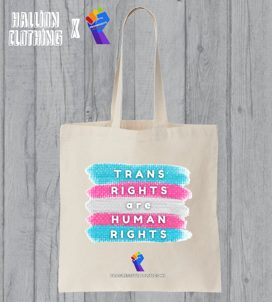 Trans Rights are Human Rights PPNI Cotton Tote Bag